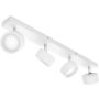 LED-kohtvalgusti Philips Bracia 4-osaline valge