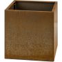 Lillepott Recal Corten 55 x 55 x 55 cm, teras