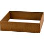Istutuskast Recal Corten 75 x 75 x 19 cm, teras