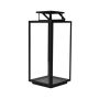 Latern Della 21 x 21 x 53 cm, must