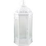 Latern Greta 16,5 x 19 x 41 cm, valge