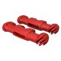 Vendri kinnitus Snubber reelingule PVC 2 tk Punane