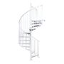 Keerdtrepp Atrium Heavy Metal valge 169 cm