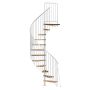 Keerdtrepp Atrium Novo Type 6 tamm Valge 160 cm