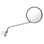 Tahavaatepeegel rattale Cavo must/hõbedane 10 cm