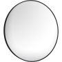Peegel Britt Ø 70 cm, must