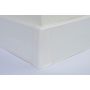 Põrandaliistu välisnurk PVC High Gloss White 22 x 75 mm
