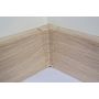 Põrandaliistu sisenurk PVC Alcanta Oak 22 x 75 mm
