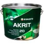 Seinavärv Eskaro Akrit 20 A valge 9,5 l