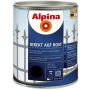 Metallivärv Alpina Direkt Auf Rost 750 ml, must läikiv