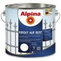 Metallivärv Alpina Direkt Auf Rost 2,5 l, valge läikiv