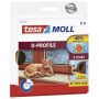 Kummitihend tesa® Moll D-profile 6 m pruun