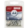 Alumiinium needid Novus A4 x 6 mm 30 tk