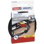 Takjapael tesa® On&Off Cable Manager 5 m x 10 mm, must