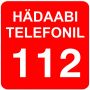 Kleebis "Hädaabi telefonil 112"