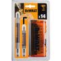 Kruviotsikute komplekt Dewalt DT71570-QZ 14 tk