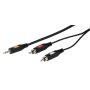 Audiokaabel Vivanco 1 x 3,5 mm/2 x RCA