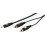 Audiokaabel Vivanco 1 x 3,5 m/ 2 x RCA 2,5 m
