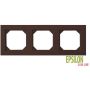 Raam Epsilon Slim 3-ne pruun