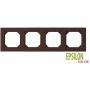 Raam Epsilon Slim 4-ne pruun