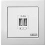 USB-laadija/pesa Epsilon 2-ne valge, raamita