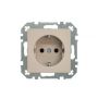 Pistikupesa Liregus Retro Schuko 16 A / 250 V maandusega, beež