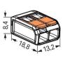 Klemmid Wago Compact 221-412 pakis 5 tk