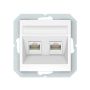 Arvutipesa raamita Vilma Quadrum QR 1000 2 x RJ45 CAT6 UTP valge