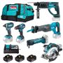 Combokit Makita LXT 18 V DLX6135TX1