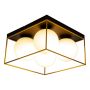 Laelamp Aneta Astro 36 x 36 x 20,5 cm, must/kuldne
