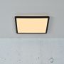 LED-laevalgusti Nordlux Oja 29,4 x 29,4 cm must