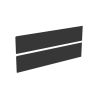 Esipaneel Camargue Skärgård Classic Integrated 2 tk Matt must 120 cm
