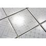 Mosaiik Quadrat Geo valge 30 x 30 cm