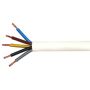 Kummikaabel Kabelexpress H03VV-F3x0,75 mm² valge 5 m