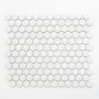 Mosaiik Hexagon valge 26 x 30 cm Läikiv
