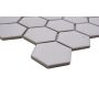 Mosaiik Hexagon valge 32,5 x 28,1 cm Matt