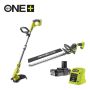 Akutrimmer+hekilõikur Ryobi RY18LT18HTA-120