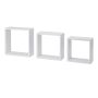 Seinariiulite komplekt Dolle Frame valge 3 tk