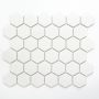 Mosaiik Hexagon valge 32,5 x 28,1 cm Matt