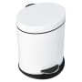 Pedaaliga prügikast Venus Aiko valge 3 l
