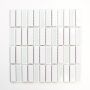 Mosaiik Mix valge läikiv 29,5 x 29 cm