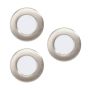 Süvistatavad kohtvalgustid Eglo Fueva 5 LED Ø 86 mm, teras 3-osaline