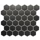 Mosaiik Hexagon must 32,5 x 28,1 cm Matt