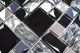 Mosaiikplaat HuH Crystal Mix must/metall 30,5 x 30,5 cm