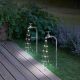 Päikesepatareiga LED-valgustid Globo aiakraan 2 tk