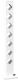 Aiapost Recal Bolmen valge, eri pikkused Vahepost 74,5 cm