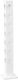 Aiapost Recal Bolmen valge, eri pikkused Nurgapost 74,5 cm