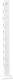 Aiapost Recal Bolmen valge, eri pikkused Nurgapost 99,5 cm