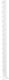 Aiapost Recal Bolmen valge, eri pikkused Nurgapost 151 cm