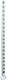 Aiapost Recal Bolmen hall, eri pikkused Otsapost 176,5 cm